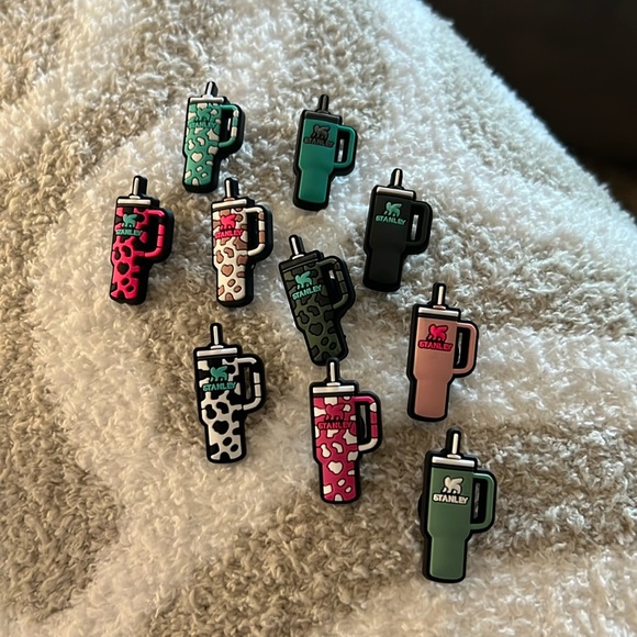 NEW- Stanley Croc Charms set of 10 - Picture 2 of 3